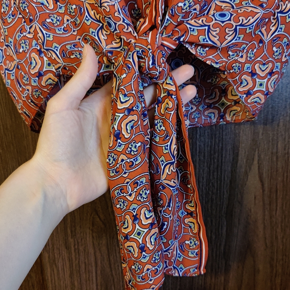 Max Studio Patterned Boho Top - Picture 4 of 6